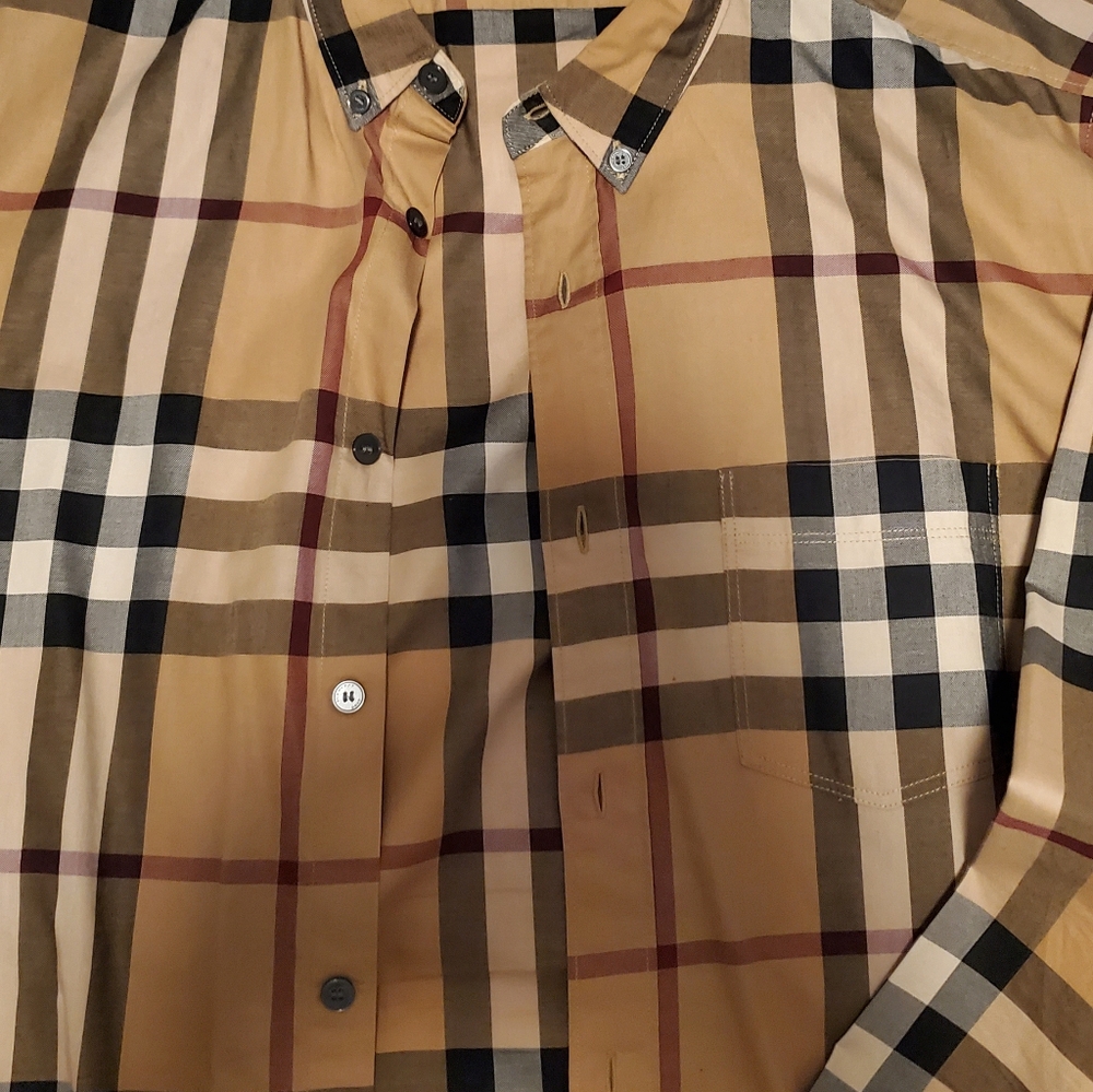 Three Burberry shirts $100 each - Picture 2 of 8